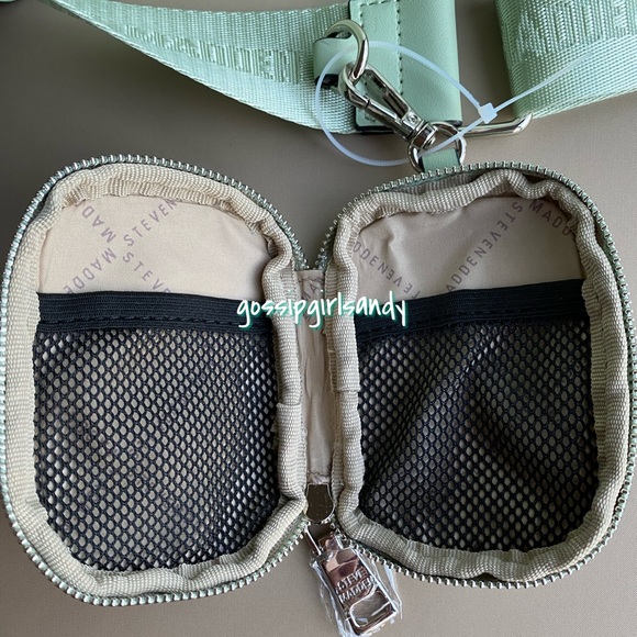 Steve Madden Mint Green Bevelyn Crossbody Handbag - Picture 7 of 9